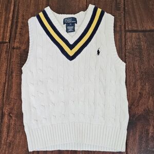 Boys Polo Ralph Lauren cricket vest size 5